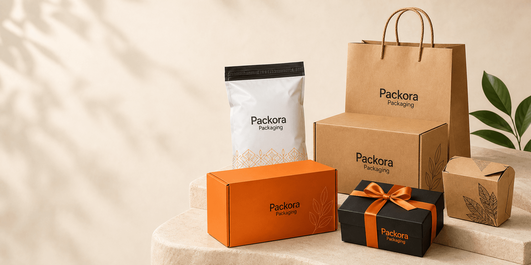 Packora Packaging boxes, bags, food packaging, and mailer products